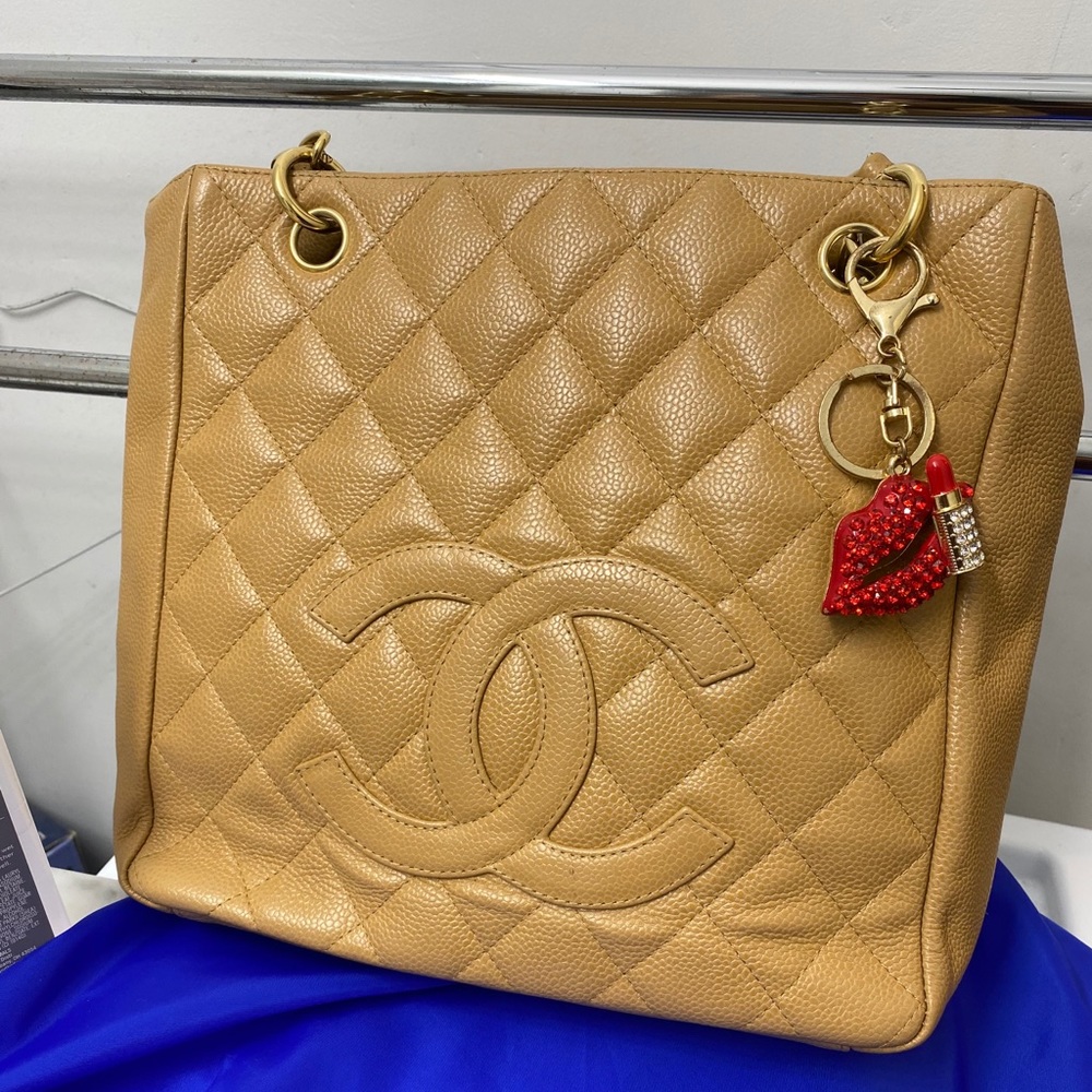 Authentic Chanel Petite Caviar handbag